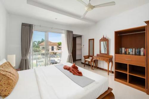 Katil atau katil-katil dalam bilik di Temple Villa, Great Location, Maenam Beach