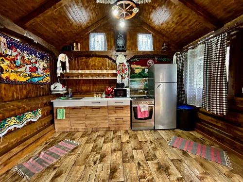 Køkken eller tekøkken på Casa Chindris