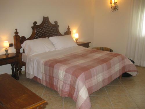 Ένα ή περισσότερα κρεβάτια σε δωμάτιο στο B&B Villa Lucia