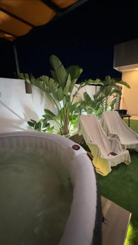 Gambar di galeri bagi Beautiful Villa with Jacuzzi -Yassmine Hammamet di Bou Ficha