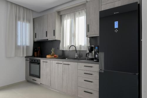 Køkken eller tekøkken på Esperos Premium suites