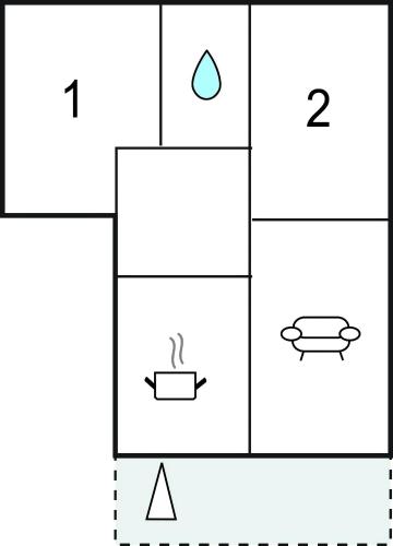 a block diagram of a capacitor with a drop on it at 2 Bedroom Nice Apartment In Pauliström in Pauliström