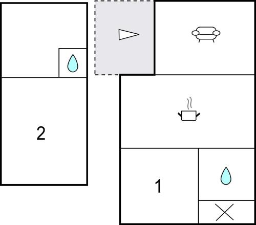 a set of four squares with the number one at Awesome Home In Munkedal With Wifi in Munkedal