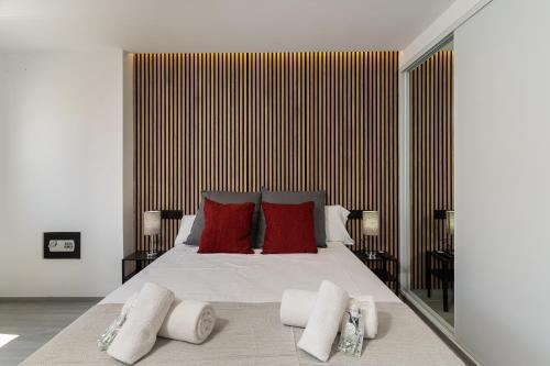 Ένα ή περισσότερα κρεβάτια σε δωμάτιο στο Apartamento Orquideas