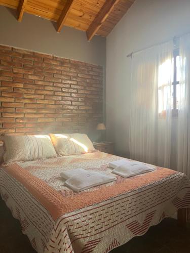 cabañas Samay-Piskhoにあるベッド