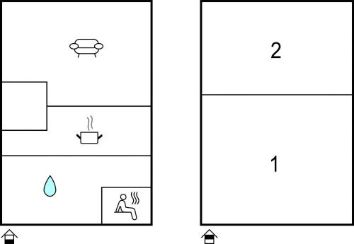 two diagrams showing the different stages of a fire hydrant at Amazing Home In Lidköping With Kitchen in Lidköping