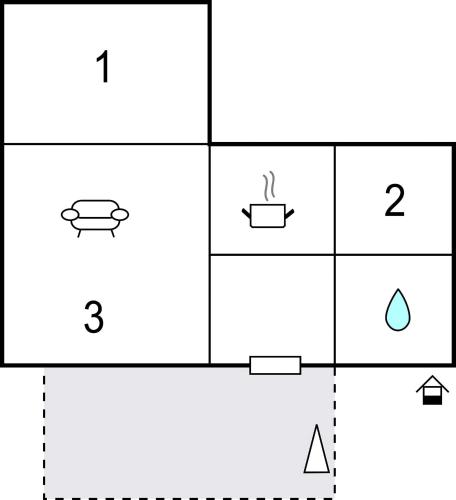 a block diagram of a periodic table with four squares at Gorgeous Home In Vretstorp in Vretstorp