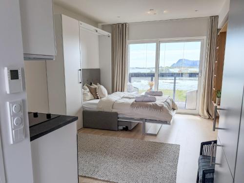 En eller flere senge i et værelse på Berget