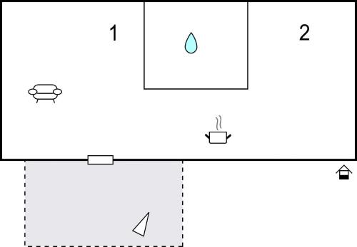 Plano de Beautiful Home In Botolfsbo With Sauna