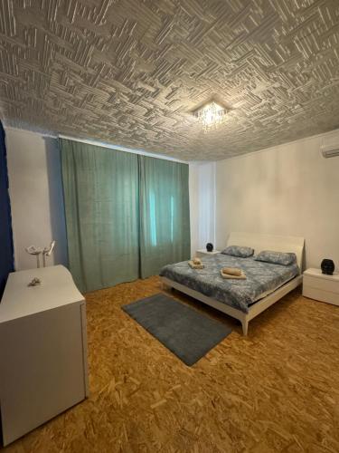 Ένα ή περισσότερα κρεβάτια σε δωμάτιο στο Casa lui Saul