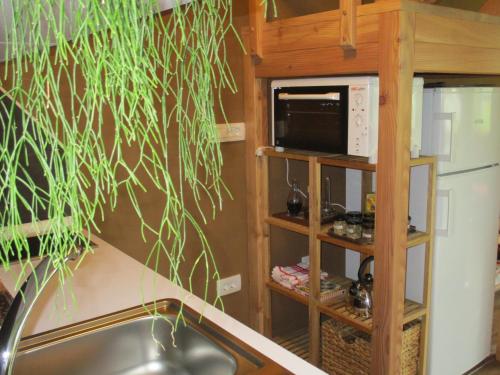 Kuchyň nebo kuchyňský kout v ubytování Holiday Home Krn&Relax