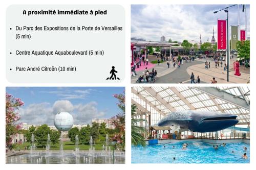 Pop Appart - Expo Paris Porte de Versailles - Balcon - Climatisation - Parking