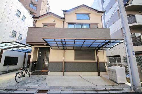 吹き抜けリビング - 4LDK戸建96平米 - skytree徒歩8分 - 押上駅徒歩7分