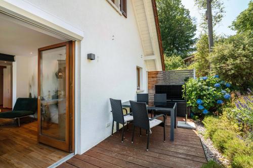 Κήπος έξω από το Ferienwohnung s'Raubers