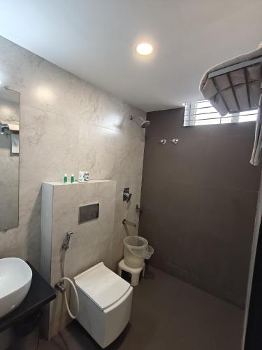 Koupelna v ubytování VOV Hotels Vijayapura