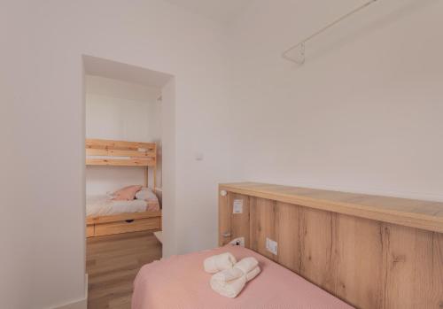 Ένα ή περισσότερα κρεβάτια σε δωμάτιο στο Wood 6