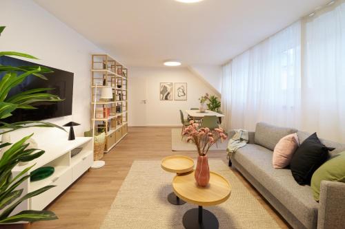 Area soggiorno di Frisch renovierte FeWo im Herzen Wittlichs - Für 3 Personen - Top Lage - Waschmaschine