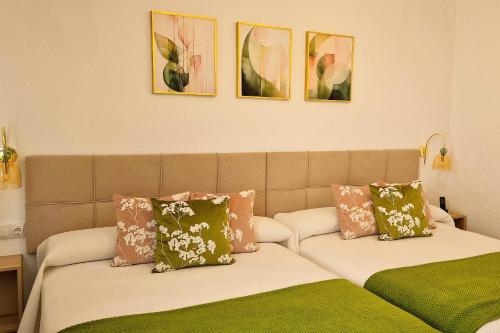 Katil atau katil-katil dalam bilik di Hotel Los Olivos