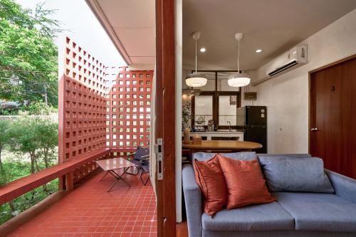 Istumisnurk majutusasutuses Ray's Home,3BR with front yard,walkable to Nimman