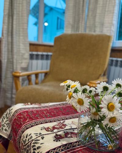 Posezení v ubytování Chalet Lermo