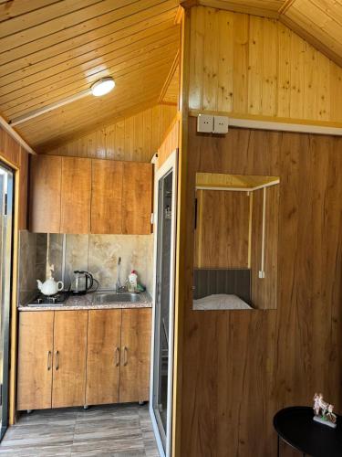 Η κουζίνα ή μικρή κουζίνα στο Glamping Baku