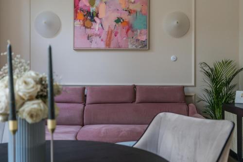 Χώρος καθιστικού στο Goldsmiths Apartments