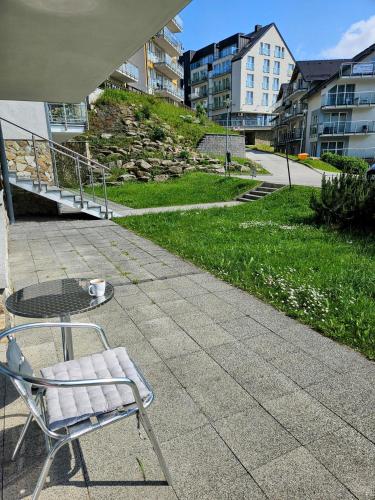 Κήπος έξω από το Apartament Czarna Góra TIGNES 4 Sienna