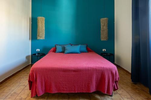 Ένα ή περισσότερα κρεβάτια σε δωμάτιο στο residenza LA NOA