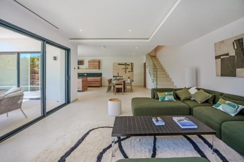 Contemporary Villa with Heated Pool Near Sea