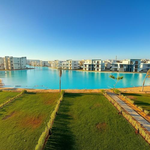 Modern 3BR Chalet in Fouka Bay Lagoon View