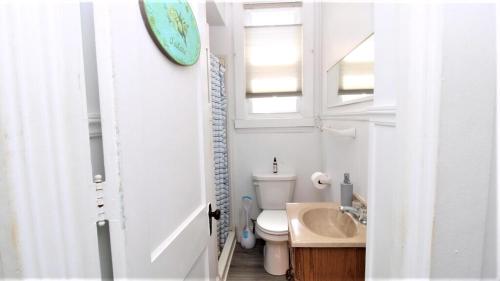 Koupelna v ubytování Lands End