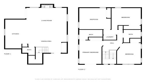 a floor plan of a house at Seamans Folly in Cape May