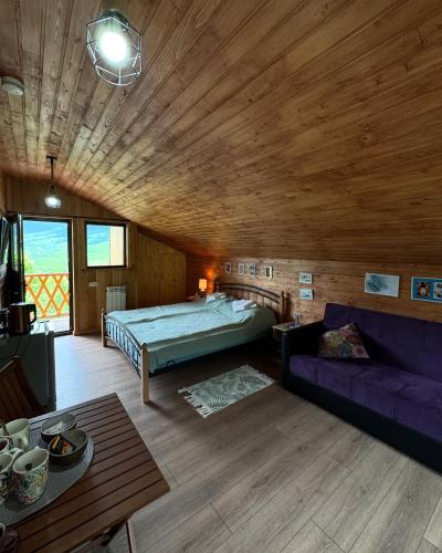 Postel nebo postele na pokoji v ubytování Chalet Lermo