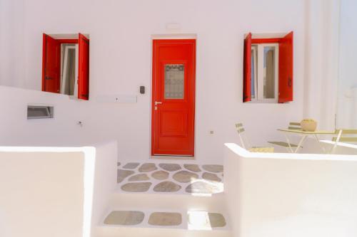 Koupelna v ubytování Nisos Mykonos Studios