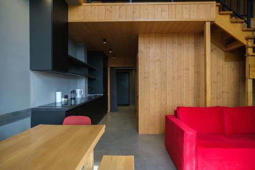Гостиная зона в Chalet Panorama (Апартаменти)
