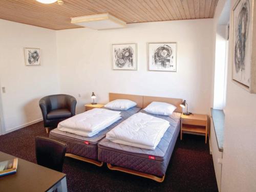 Ένα ή περισσότερα κρεβάτια σε δωμάτιο στο 5 star holiday home in Thyborøn