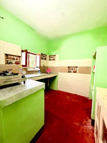 Kuchyň nebo kuchyňský kout v ubytování GSC Family Cottage