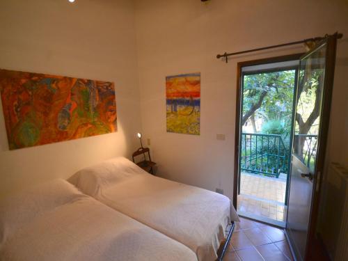 Postel nebo postele na pokoji v ubytování Peaceful Ligurian Hill Stay