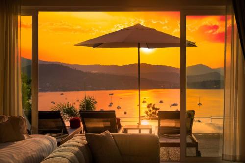 Landskap semula jadi dekat dengan apartmen