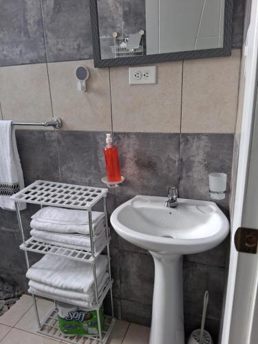 Koupelna v ubytování Residence FasMin B&B Nayon experience boxing