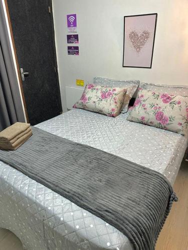 Postel nebo postele na pokoji v ubytování Hotel Manaus - Dom Pedro