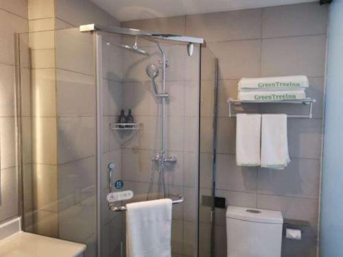 Ένα μπάνιο στο Shell Hotel Shandong Jinan Daming Lake