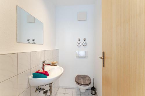 Koupelna v ubytování Ferienwohnung Felix