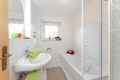 Koupelna v ubytování Ferienwohnung Felix
