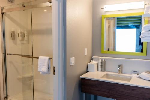 Koupelna v ubytování Hampton Inn & Suites Leesburg