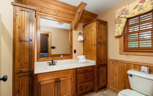 Koupelna v ubytování Goodys Lakeside Getaway