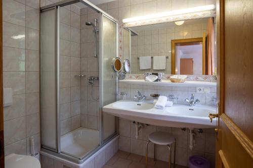 Koupelna v ubytování Hotel Persura