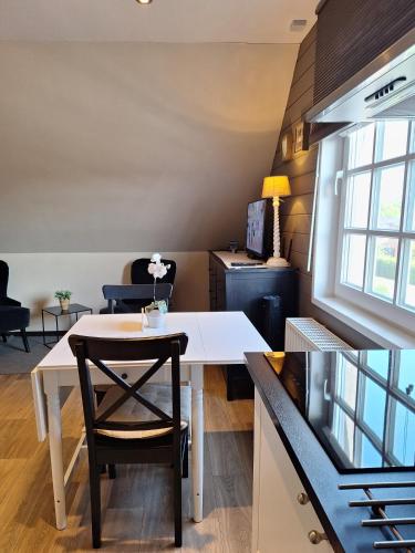 Casa-Cosi, tourist & business suites & flats with reserved parking included, private sauna bookableにあるシーティングエリア