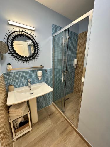 Koupelna v ubytování Halta Pescăruş Accommodation