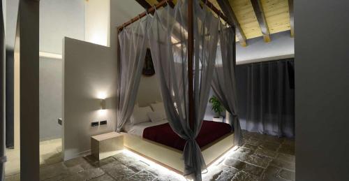 Postel nebo postele na pokoji v ubytování Agrirelais Principe SPA